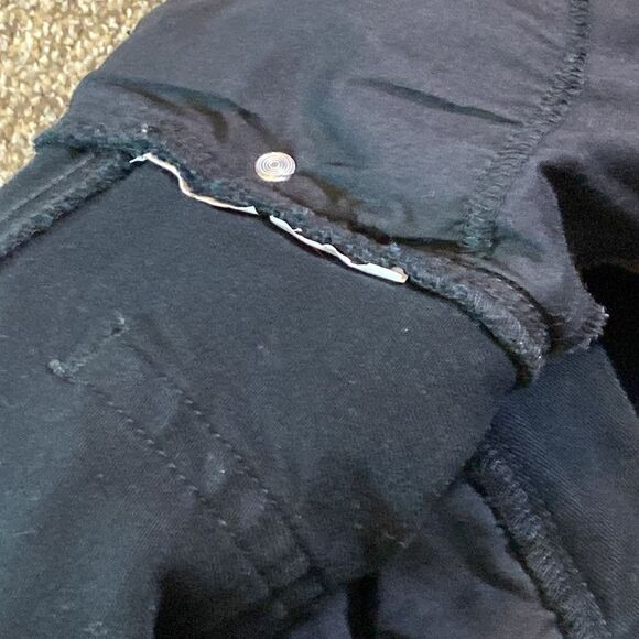 Gloria Vanderbilt Amanda Black Straight-Leg Pants Jeans Size 16 - Picture 7 of 12